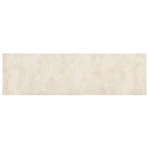 vidaXL Kitchen Rug Cream Concrete 150 x 45 cm 100% Polyamide Washable