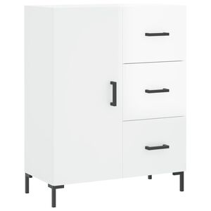vidaXL Sideboard High Gloss White 69.5x34x90 cm Engineered Wood