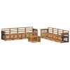 vidaXL Sofa Sets 9 pcs Solid Acacia Wood