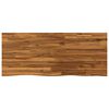 vidaXL Live Edge Table Top 130 x 40 x 3.2 cm Rectangular