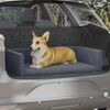 vidaXL Dog Car Boot Grey 110x70 cm Linen Look