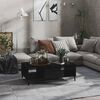 vidaXL Coffee Table High Gloss Black 103.5x60x35 cm Engineered Wood