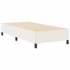 vidaXL Bed Frame Cream 90 x 200 cm Corduroy fabric
