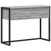 vidaXL End Table Grey Sonoma 100 x 36 x 75 cm Engineered Wood