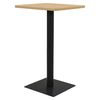 vidaXL Bar Table | Oak colour and black