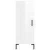 vidaXL Sideboard High Gloss White 34.5x34x90 cm Engineered Wood