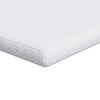 vidaXL Mattress Topper White 200 x 200 x 6 cm Jaquard Fabric