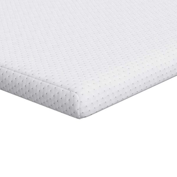 vidaXL Mattress Topper White 200 x 200 x 6 cm Jaquard Fabric