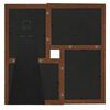 vidaXL Collage Photo Frame for 4x(13x18 cm) Picture Dark Brown MDF