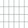 vidaXL Euro Fence Green 0.8 x 10 m PVC-coated iron