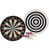 Abbey Darts Double-Sided Dartboard Including 2 Dart Sets 52AZ-UNI-Uni