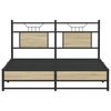 vidaXL Bed Frame without Mattress Sonoma Oak 137x190 cm Engineered Wood