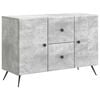 vidaXL Sideboard Concrete Grey 89 x 34.5 x 60 cm Engineered Wood