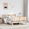 vidaXL Bed Frame with Headboard without Mattress 120x200 cm
