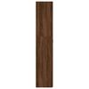 vidaXL Shoe Cabinet Brown Oak 80x35.5x180 cm Engineered Wood