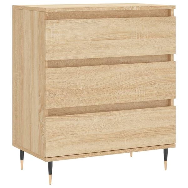 vidaXL Sideboard Sonoma Oak 60x35x70 cm Engineered Wood