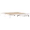 vidaXL Bed Frame with Drawers without Mattress White 200x200 cm