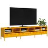 vidaXL TV Cabinet Mustard Yellow 202x39x43.5 cm Cold-rolled Steel
