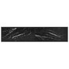 vidaXL TV Cabinet Black Marble 180x40x40.5 cm Tempered Glass