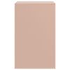 vidaXL Bedside Cabinets 2pcs Pink 34.5x39x62 cm Steel