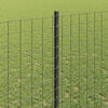 vidaXL Fence Post 5 pcs Grey 140 cm Steel