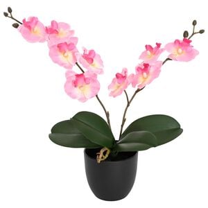 vidaXL Artificial Orchid Plant Pink 36 x 10 x 30 cm