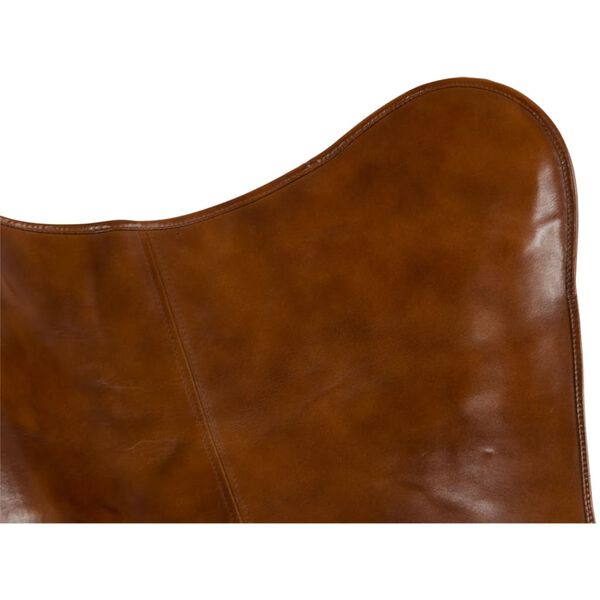 Lesli Living Butterfly Chair Buffalo 75x75x87 cm Brown