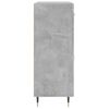 vidaXL Sideboard Concrete Grey 69.5x34x90 cm Engineered Wood