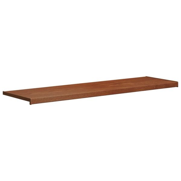 vidaXL Window Sill Brown Wood 120 x 45 x 4.5 cm PVC