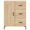 vidaXL Highboard Sonoma Oak 69.5x34x180 cm Engineered Wood