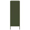 vidaXL Highboard Olive Green 68x39x113 cm Steel