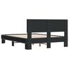 vidaXL Bed Frame without Mattress Black 120x190 cm Small Double