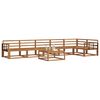 vidaXL Outdoor Sofa Set 7 pcs Natural Solid Acacia Wood