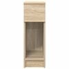 vidaXL Bedside Cabinet with Drawer Sonoma Oak 20x36x60 cm