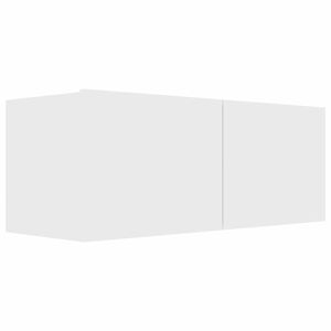 vidaXL TV Cabinet White 80x30x30 cm Engineered Wood