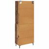 vidaXL Highboard Old Wood 69.5 x 34 x 180 cm Engineered Wood