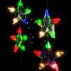 vidaXL LED Star Curtain Fairy Lights 500 LED Colourful 8 Function
