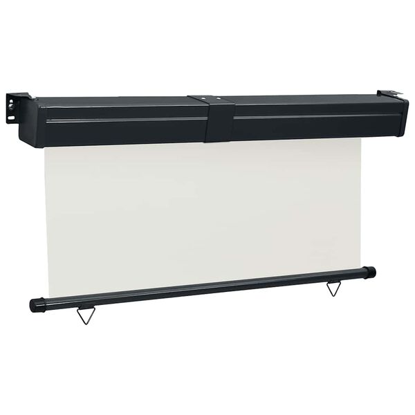 vidaXL Balcony Side Awning 165x250 cm Cream
