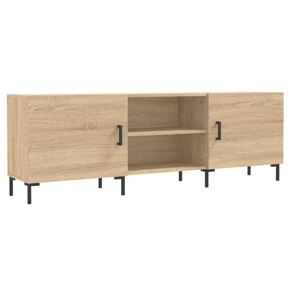vidaXL TV Cabinet Sonoma Oak 150x30x50 cm Engineered Wood