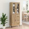 vidaXL Highboard Artisan Oak 69.5 x 34 x 180 cm Engineered Wood