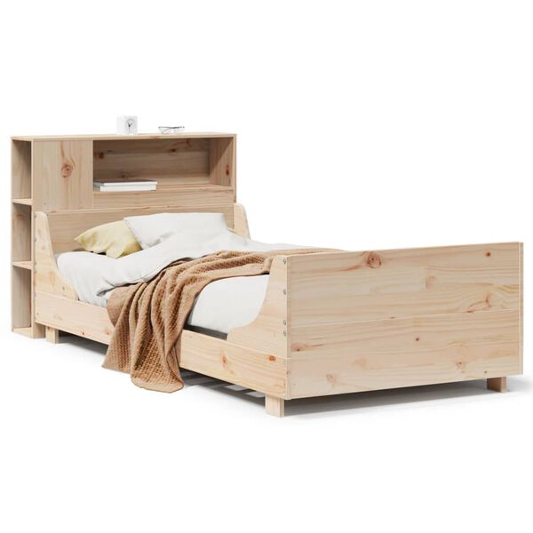 vidaXL Bed Frame without Mattress 90x200 cm Solid Wood Pine
