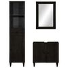 vidaXL 3 Piece Bathroom Furniture Set Solid Wood Mango