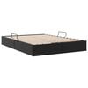 vidaXL Storage Bed with Mattress Black 140 x 190 cm Faux leather