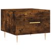 vidaXL Coffee Tables 2 pcs Smoked Oak 50x50x40 cm Engineered Wood