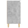 vidaXL Sideboard&Solid Wood Legs Concrete Grey 60x35x70 cm Engineered Wood