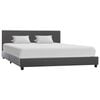 vidaXL Bed Frame without Mattress Grey Faux Leather 120x200 cm