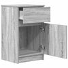 vidaXL Bedside Cabinets 2 pcs Grey Sonoma 39x35x65 cm Engineered Wood