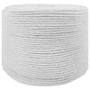 vidaXL Cotton Rope 8 mm 50 m White 100% Cotton