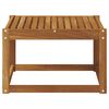 vidaXL Outdoor Table Solid Acacia Wood Natural 59 x 59 x 37 cm