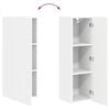 vidaXL TV Cabinet Set Wall-mounted 4 pcs White Engineered Wood